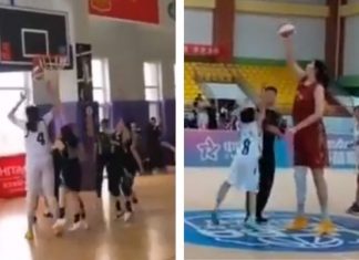 Од Кина доаѓа иднината на женската кошарка, 14. години и 226 сантиметри (ВИДЕО)