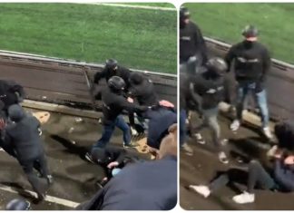 Место фудбал, пендреци „заиграа“ на стадионот во Мастрихт (видео)