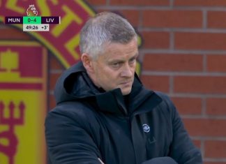 На Оле му се стемни: Јунајтед губи од Ливерпул со 0:4 на полувреме (видео)