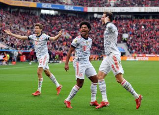 Баерн го здроби Келн и постави рекорд, Лева заокружи 300 гола во Бундес