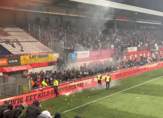 Хаос во Холандија, Мастрихт и Рода прекината поради тепачка на трибините(ВИДЕО)