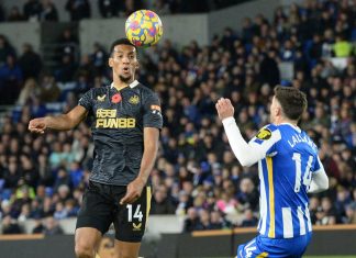 Њукасл извади реми кај Брајтон пред очите на новиот менаџер (ВИДЕО)