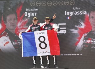 Себастијан Ожие по осмипат е светски шампион во рели