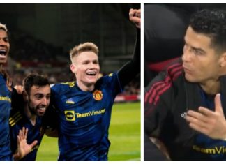 Младите сили му донесоа победа на Јунајтед, Роналдо бесен го напушти теренот (видео)