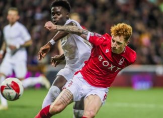 Арсенал не шутна на голот и е елиминиран од Нотингем во ФА Купот