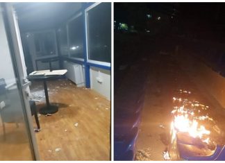 Вандалски чин на стадионот на Чаир: Демолирана новата ложа! (ФОТО)