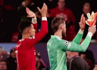 Де Хеа со пцовки го нападнал Роналдо на мечот со Вулверхемптон