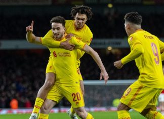 Жота го однесе Ливерпул во финалето на Лига Купот (ВИДЕО)