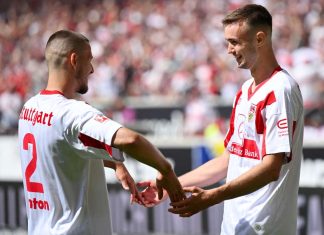 Каква радост, какво лудило: Штутгарт со гол во 90+2.минута остана во Бундеслигата! (ВИДЕО)