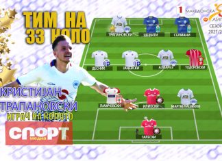ТИМ И ИГРАЧ НА 33.КОЛО: Блесок на Трапановски за крај
