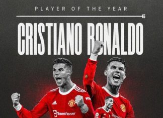 Навивачите го избраа Роналдо за играч на сезоната во Манчестер Ј.