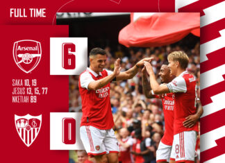 Арсенал ја „сомле“ Севиља (ВИДЕО)