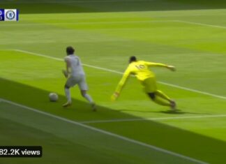 Каков кикс на Менди – одлучи да дрибла и прими гол (видео)