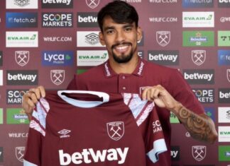 Лукас Пакета претставен во Вест Хем