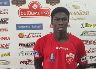 Официјално: Ерик Амо од Гана е нов член на Победа!