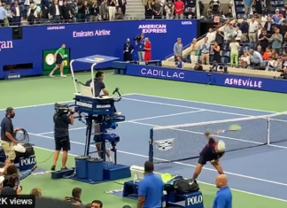 ХАОС НА УС ОПЕН: Ник Кирјос изгуби, па почнаа да беснее – летаа рекети на теренот (ВИДЕО)