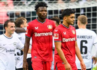 Чаби Алонсо и Леверкузен понижени во Франкфурт (видео)