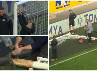 Мечот Хул-Бирмингем доцнеше затоа што стативите беа 5 сантиметри повисоки