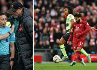 Атомско дерби на „Енфилд“: Салах за победа на Ливерпул, Клоп доби црвен картон (ВИДЕО)