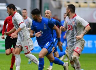 Заборавивме како се победува, Азербејџан слави во Скопје (ВИДЕО)