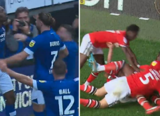 Спектакл од голови во Англија: Најлудите десет минути во едно продолжение (ВИДЕО)