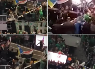 Хаос во Египет: Се сруши трибина, има и повредени (ВИДЕО)