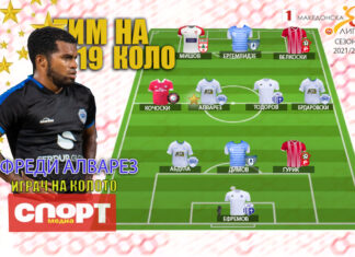 ТИМ И ИГРАЧ НА 19.КОЛО: Лесно му е на Шкупи со Алварез