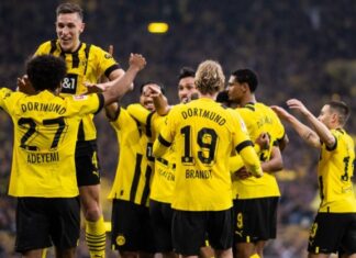 Борусија Дортмунд со шест парчиња во мрежата на Волфсбург
