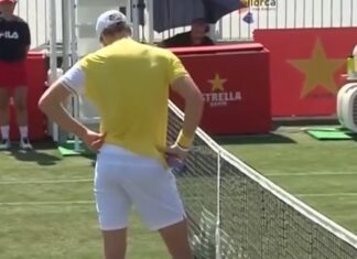 Се избрука пред гледачите – се спреми да забие, го промаши топчето