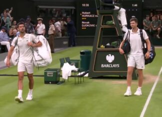 Ѓоковиќ води со 2:0 против Хуркач, но мечот ќе се доигра во понеделник