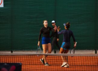 Полуфинале за Ѓорческа во двојки на фјучрсот во Летонија