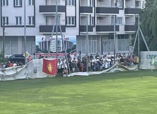 Браво за “Комити“: Каков – таков ама за Вардар се “виси“ и на жица! (ФОТО)