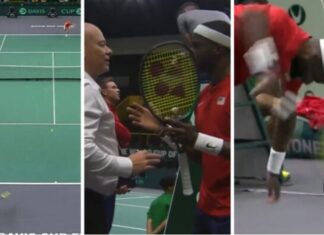 Скандал во Дејвис Купот: Американецот Тиафо „дивееше“, па САД загубија од Холандија (ВИДЕО)