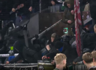 Хаос во Германија: Полицијата ги претепа фановите на Хановер! (ВИДЕО)