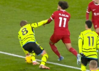 Имаше ли пенал за Ливерпул? Одегард игра со рака, судијата и ВАР молчат! (ВИДЕО)
