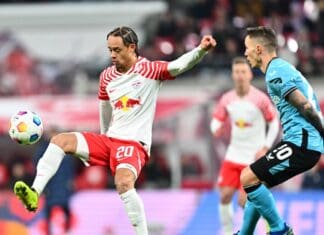 Лајпциг загуби иако водеше двапати, Елмас повторно доби само 10-тина минути (ВИДЕО)