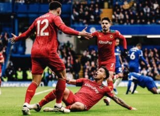 Вулверхемптон по 45 години победи на „Стемфорд Бриџ“, му даде четири гола на Челзи