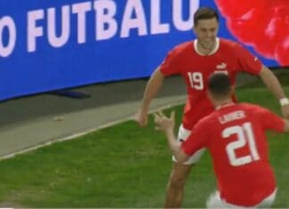 Баумгартнер даде гол во шестата секунда, Австрија ја победи Словачка