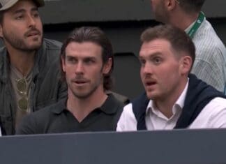 Герет Бејл дојде на Вимблдон за да навива за Ѓоковиќ (ВИДЕО)