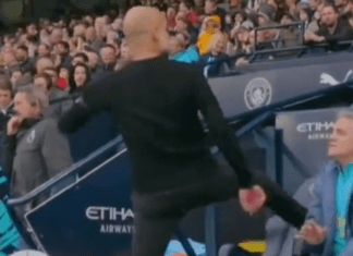 Гвардиола полуде по голот на Арсенал -го искрши столчето на клупата (ВИДЕО)