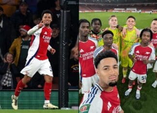 Арсенал има ново „чудо“: Нванери е најмладиот играч со два гола на своето деби