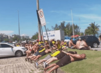 Хаос во Бразил: Уапсени 200 фанови на Пењарол! (ВИДЕО)