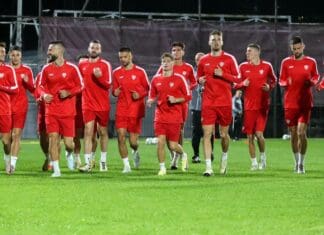 Репрезентативците го одработија првиот тренинг пред октомвриските предизвици во ЛН (ФОТОГАЛЕРИЈА)