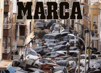 Најтажната насловна страница на „Marca“: Нема спорт, само црнила и катаклизма!