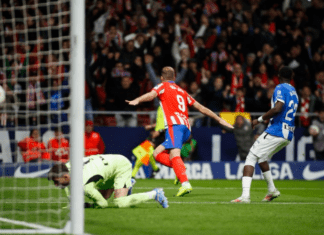 Атлетико Мадрид со пресврт до победа за јубилејот на Чоло Симеоне!