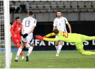 Полувреме Македонија – Летонија: Во шанси 1:1, во голови 0:0