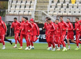 Последен тренинг за нов јуриш против Фарски (ФОТОГАЛЕРИЈА)