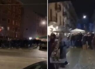 Навивачите на Звезда и покрај забраната пристигнаа во Милано (ВИДЕО)