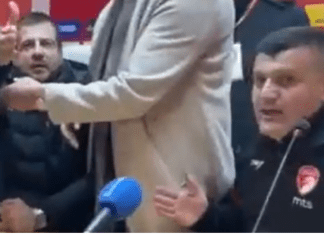 Мега – скандал во Србија: Тренерот на Војводина на пресот тргна да се тепа со стратегот на гостите! (ВИДЕО)