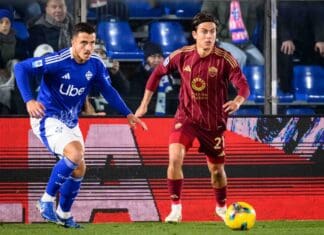 Бродот на Раниери тоне, Рома поразена од Комо